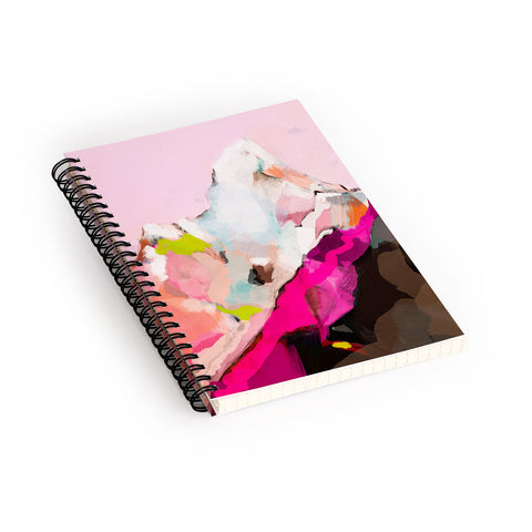 lunetricotee landscape mountain painting Spiral Notebook