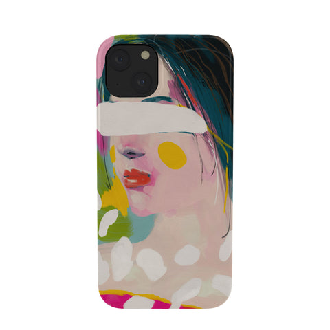 lunetricotee look at me woman portrait Phone Case