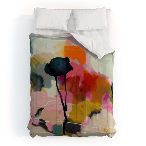lunetricotee paysage abstract Comforter
