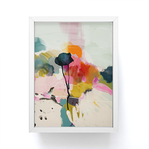 lunetricotee paysage abstract Framed Mini Art Print