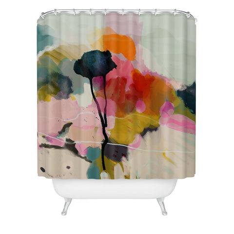 lunetricotee paysage abstract Shower Curtain