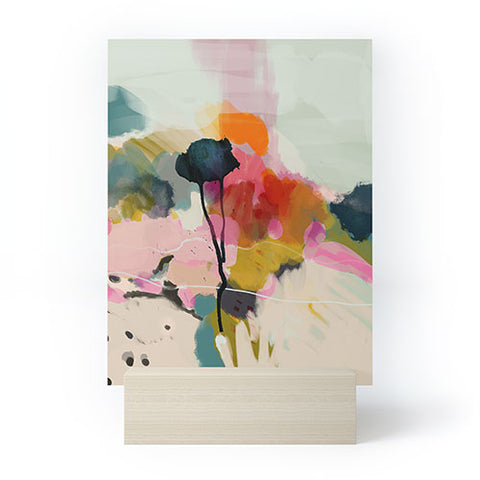 lunetricotee paysage abstract Mini Art Print