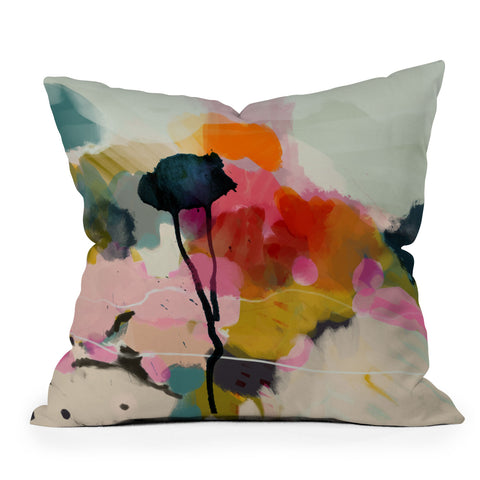lunetricotee paysage abstract Throw Pillow