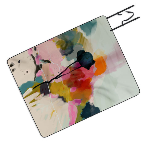 lunetricotee paysage abstract Picnic Blanket
