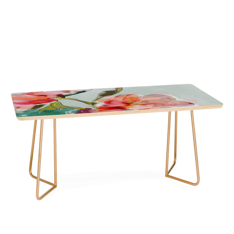 lunetricotee peonies abstract floral Coffee Table