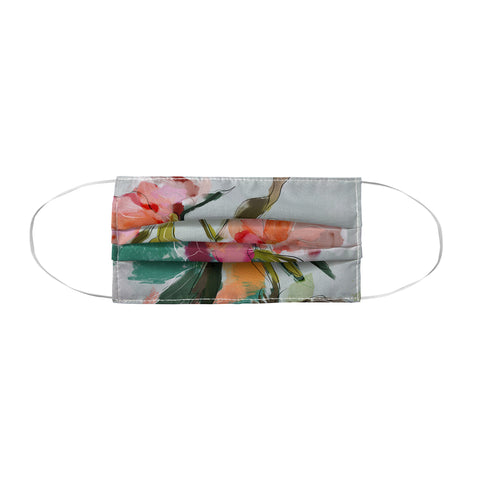 lunetricotee peonies abstract floral Face Mask