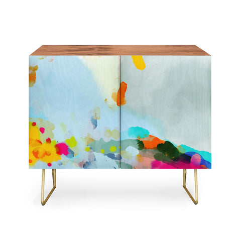 lunetricotee pink hill with sun ray Credenza