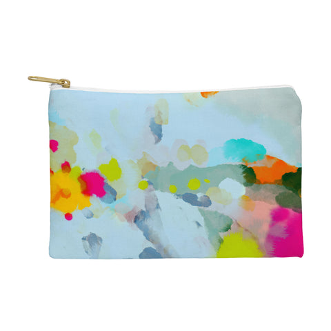 lunetricotee pink hill with sun ray Pouch