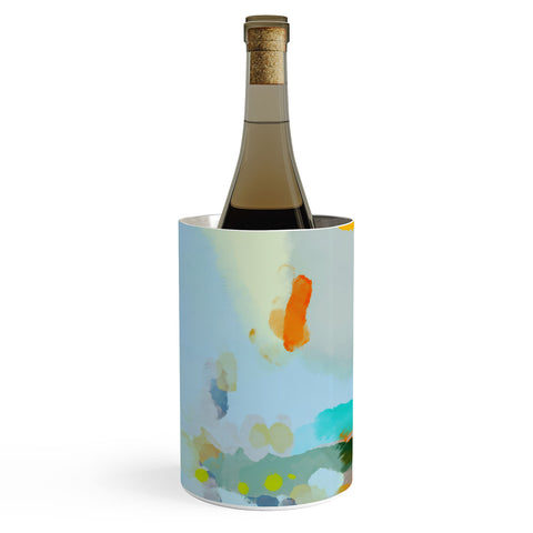 lunetricotee pink hill with sun ray Wine Chiller