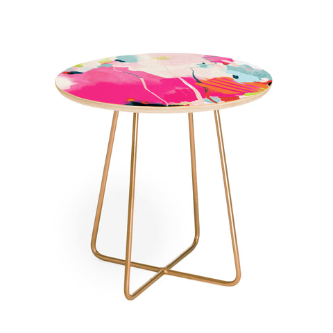 lunetricotee pink sky II Round Side Table