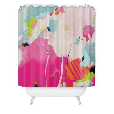 lunetricotee pink sky II Shower Curtain