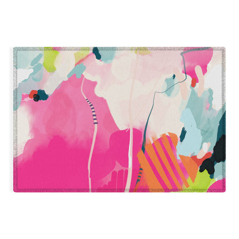 lunetricotee pink sky II Outdoor Rug