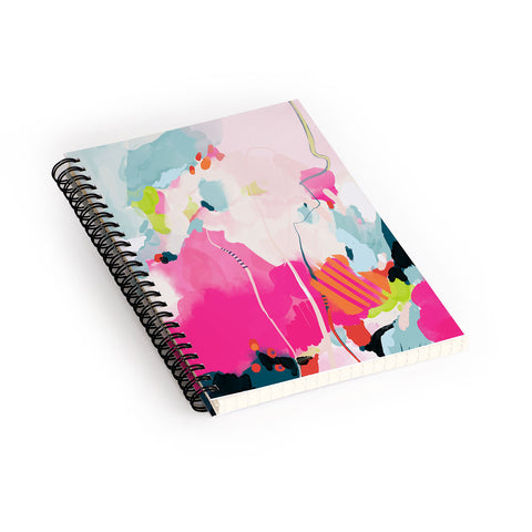 lunetricotee pink sky II Spiral Notebook