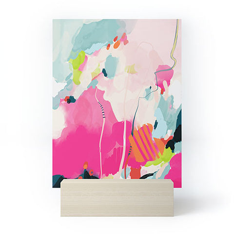 lunetricotee pink sky II Mini Art Print
