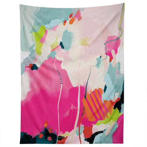 lunetricotee pink sky II Tapestry