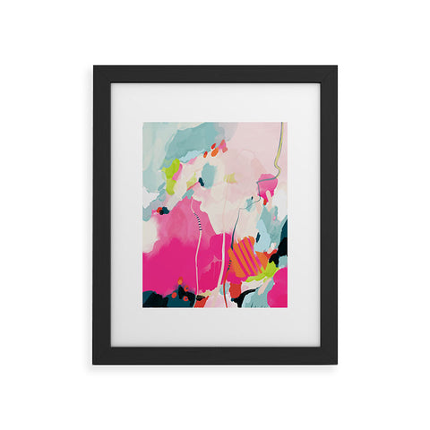 lunetricotee pink sky II Framed Art Print