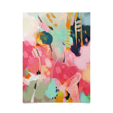 lunetricotee spring moon earth garden Poster