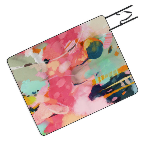 lunetricotee spring moon earth garden Picnic Blanket