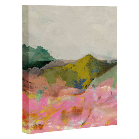 lunetricotee summer landscape I Art Canvas