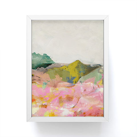 lunetricotee summer landscape I Framed Mini Art Print