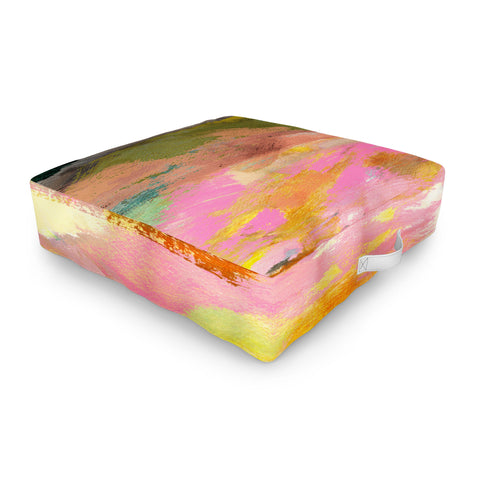 lunetricotee summer landscape I Outdoor Floor Cushion