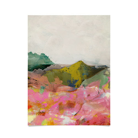 lunetricotee summer landscape I Poster