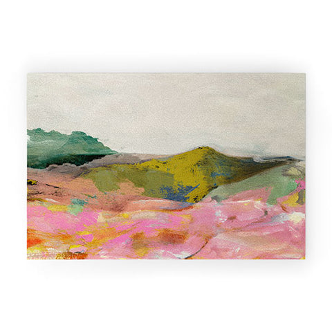 lunetricotee summer landscape I Welcome Mat