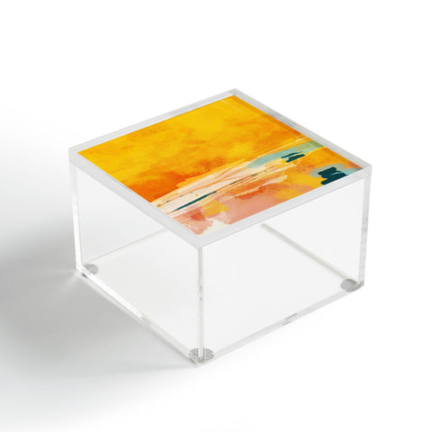 lunetricotee sunny landscape Acrylic Box