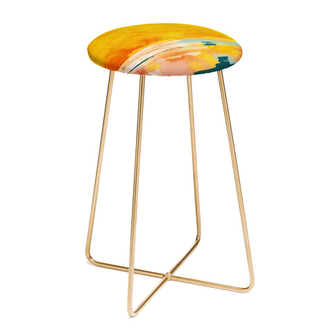 lunetricotee sunny landscape Counter Stool