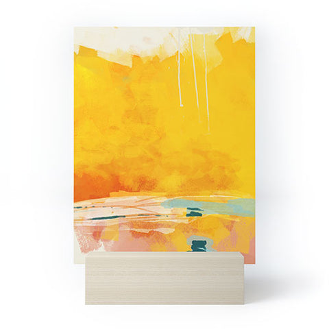 lunetricotee sunny landscape Mini Art Print