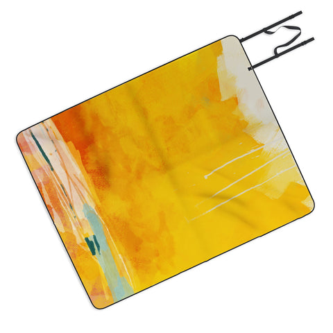 lunetricotee sunny landscape Picnic Blanket