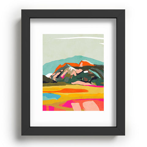 lunetricotee wanderlust abstract Recessed Framing Rectangle