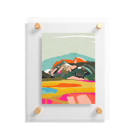 lunetricotee wanderlust abstract Floating Acrylic Print