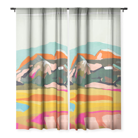 lunetricotee wanderlust abstract Sheer Non Repeat