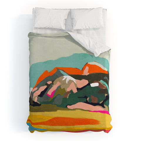lunetricotee wanderlust abstract Duvet Cover