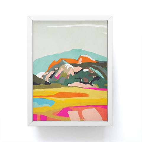lunetricotee wanderlust abstract Framed Mini Art Print