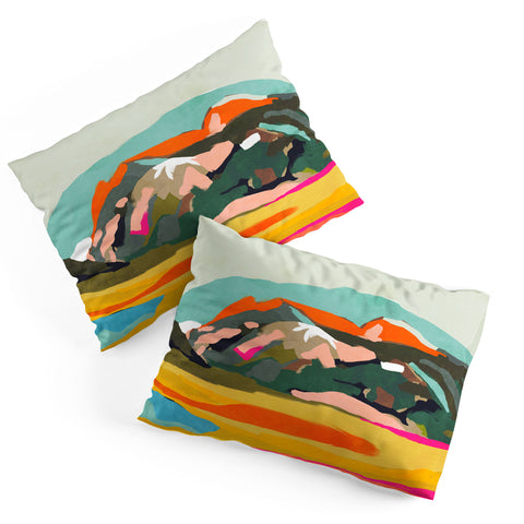 lunetricotee wanderlust abstract Pillow Shams