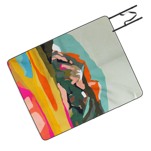 lunetricotee wanderlust abstract Picnic Blanket