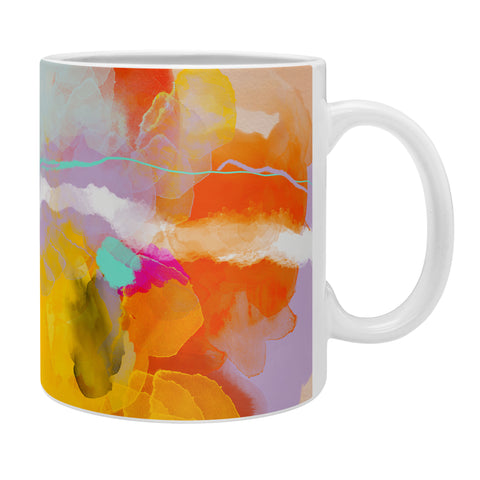 lunetricotee yellow blush abstract Coffee Mug