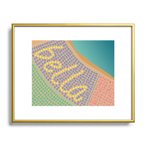 Lyman Creative Co Bella Beautiful Italy Beach Metal Framed Art Print
