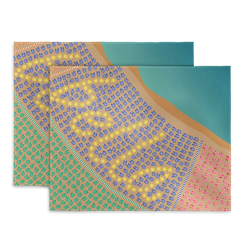 Lyman Creative Co Bella Beautiful Italy Beach Placemat