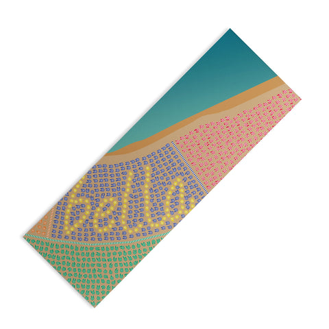 Lyman Creative Co Bella Beautiful Italy Beach Yoga Mat