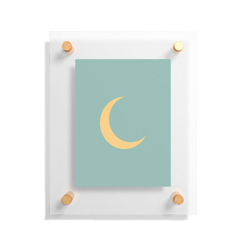 Lyman Creative Co Crescent Moon Sky Floating Acrylic Print