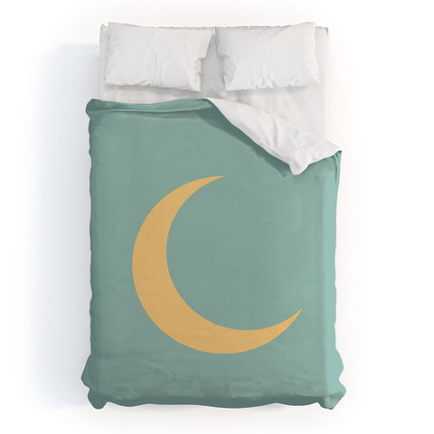 Lyman Creative Co Crescent Moon Sky Duvet Cover