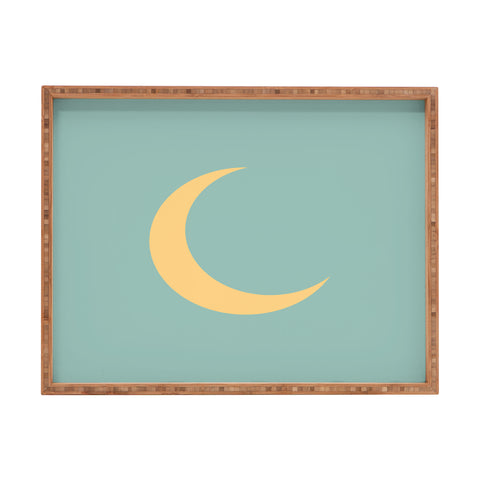 Lyman Creative Co Crescent Moon Sky Rectangular Tray