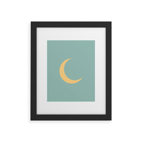 Lyman Creative Co Crescent Moon Sky Framed Art Print