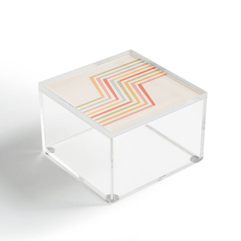 Lyman Creative Co Geometric Terraces 2 Acrylic Box