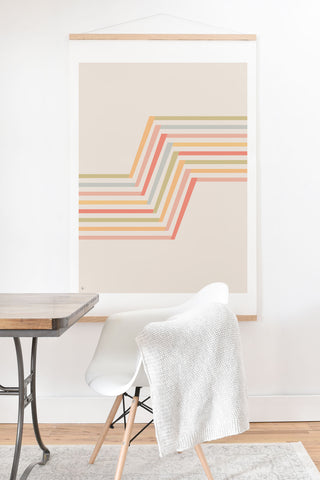 Lyman Creative Co Geometric Terraces 2 Art Print And Hanger