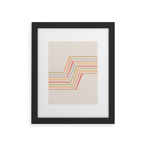 Lyman Creative Co Geometric Terraces 2 Framed Art Print