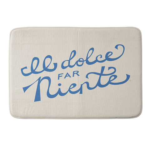 Lyman Creative Co Il dolce far niente Italian Memory Foam Bath Mat